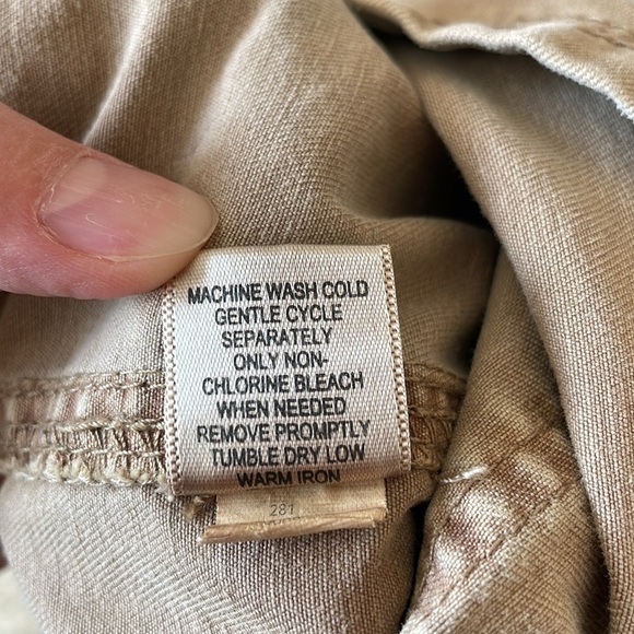 Converse All Star Tan Military Jacket Men’s M Streetwear Full Zip Canvas Coat - Picture 6 of 14